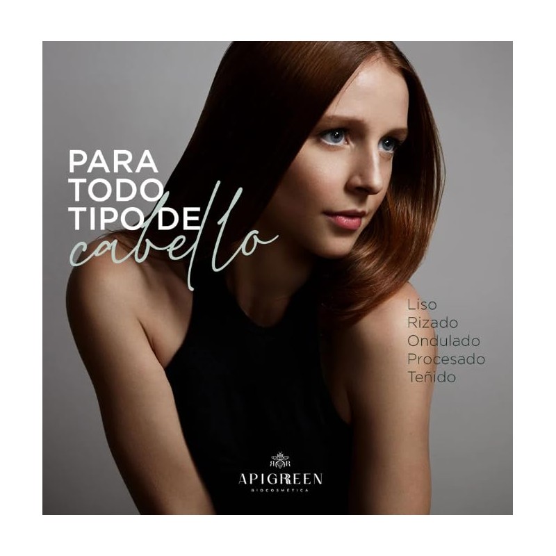 Shampoo Anticaída 100% Natural para Crecimiento Acelerado del Cabello con