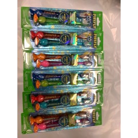 Firefly 12*Firefly Lightup Kids Toothbrush Suction Cup 1 Minute Light Up Timer  Soft