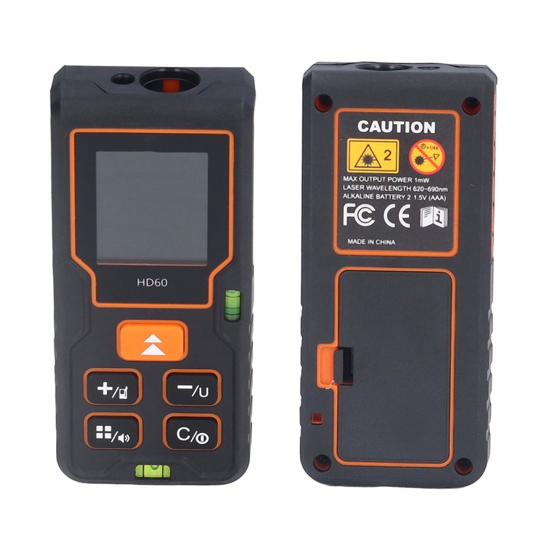 60m Laser Distance Meter Distance Measuring Device Laser Rangefinder for