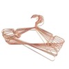 Koobay 16.5" Rose Gold Copper Clothes Hangers - 30 Pack,Heavy