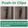 10 Pairs Bath Panel Clips Quick Fitting Keku Clips ABS