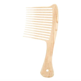 Peine para cabello rizado, peine de dientes anchos cepillo desenredante peine rizos para mujeres hombres