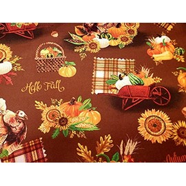 One of A Kind Pumpkin Patch Autumn Fabric Windham by The Yard