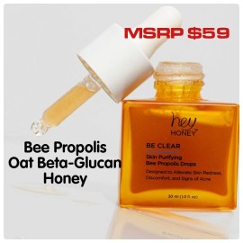 Hey Honey Be Clear Skin Purifying Bee Propolis Drops 30ml RP $59 ACNE PRONE