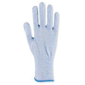FRANZ MENSCH Hygostar Cut Protection Gloves Cut Allfood Glass Sensitive Fibreglass Cardboard Blue 6/XS L 23.5 cm Cut Protection Gloves Work Gloves Kitchen Gloves Pack of 6