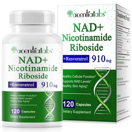 Liposomale NAD+ Kapseln 910 mg Softgels mit Resveratrol & Quercetin - NAD Booster 120 Stück - NAD Supplements Hoch bioverfügbar für Energie, Haut & Vitalität, Hohe Absorption, Vegan