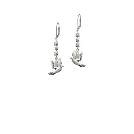 Dove - Crystal Madison Leverback Earrings