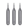 sourcing map 3pcs P2 Pentagon Screwdriver Bit 5/32" Hex Shank