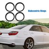 A ABSOPRO Car Hubcentric Rings 66.6 to 57.1mm Plastic (Set