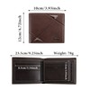 FuninCrea Men's Slim Leather Multi Slot Wallets Wallets for Men