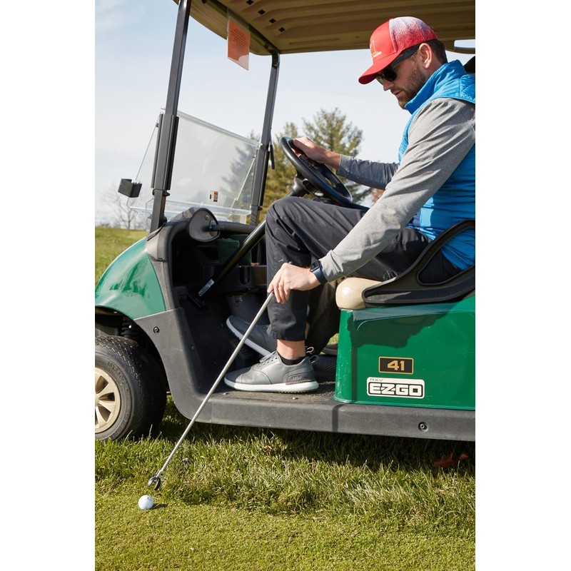 Compact Stainless Steel Telescopic Golf Ball Retriever and Grabber with