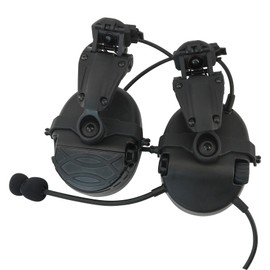 TACGZGJSM Ear Protection Electronic Shooting Earmuff Noise Canceling Headphones for ARC rail Helmets，huntting