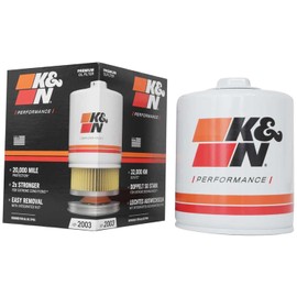 K&N Filtro de aceite de alta calidad: protege tu motor: compatible con modelos seleccionados de vehículos JEEP/AMC/BUICK/PONTIAC (ver descripción del producto para la lista completa de vehículos compatibles), HP-2003