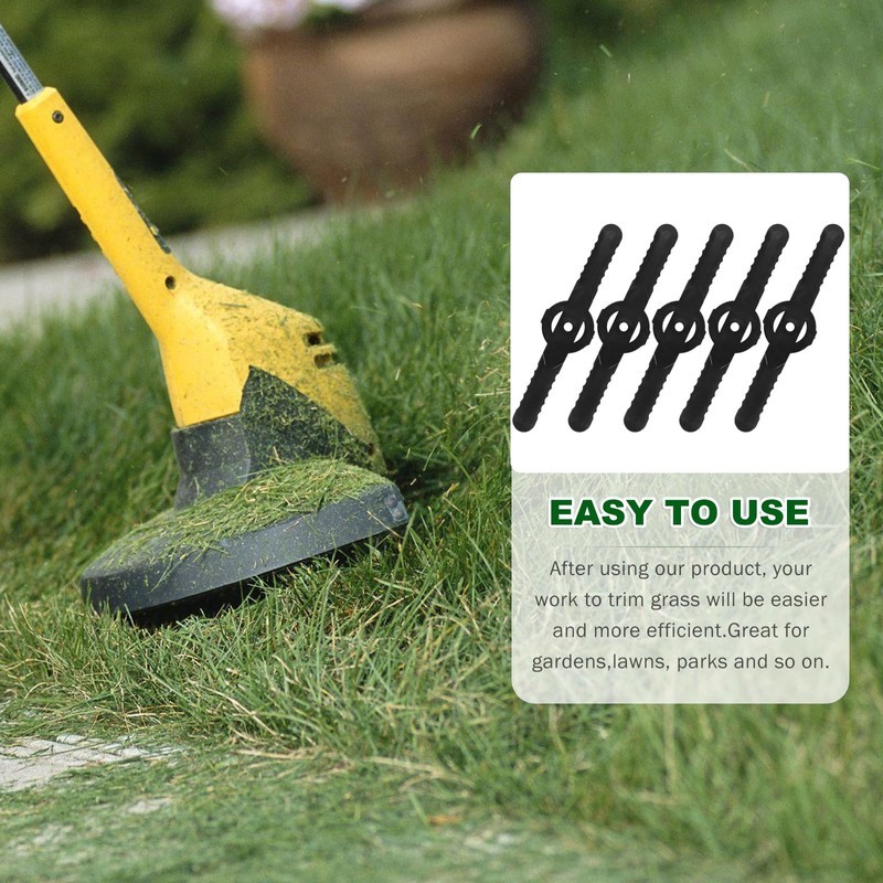 Viitech Pack of 60 Replacement Blades Grass Trimmer, 14 cm