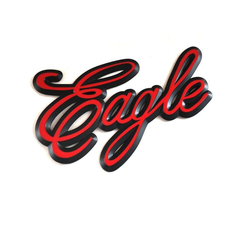 Pair Set Eagle Emblems 3D Badge Truck Decal Replacement for