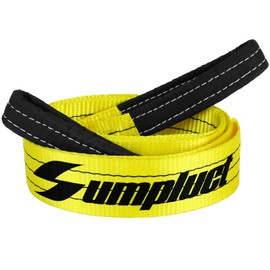 3 inch, 8 Feet Tree Saver, Winch Strap, Tow Straps 30,000 Pound Capacity Recovery Rope,Heavy Duty Towing Ropes with Triple Reinforced Loops Emmergency Off Road Towing Rope 3" x 8ft
