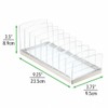mDesign Kosmetik Organizer aus Kunststoff – Schminkaufbewahrung mit 9 Steckplätzen