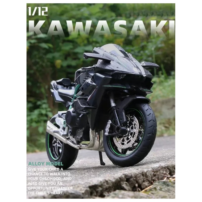 Maisto Kawaski H2r Miniatura Moto Metal De Luz Y Sonido