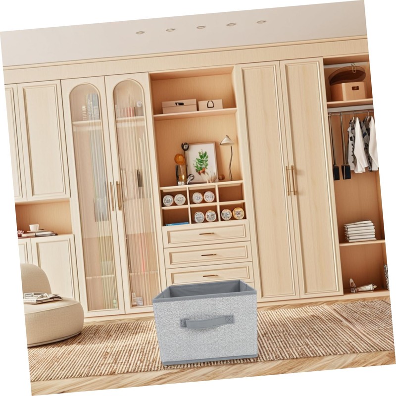 Ciieeo Transform Your Closet 2pcs Fabric Cube Storage Bins Multi-functional