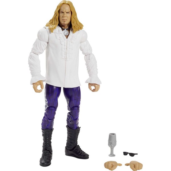 WWE Christian Elite Series #76 Deluxe Action Figure with Realistic Facial Detailing, Iconic Ring Gear & Accessories