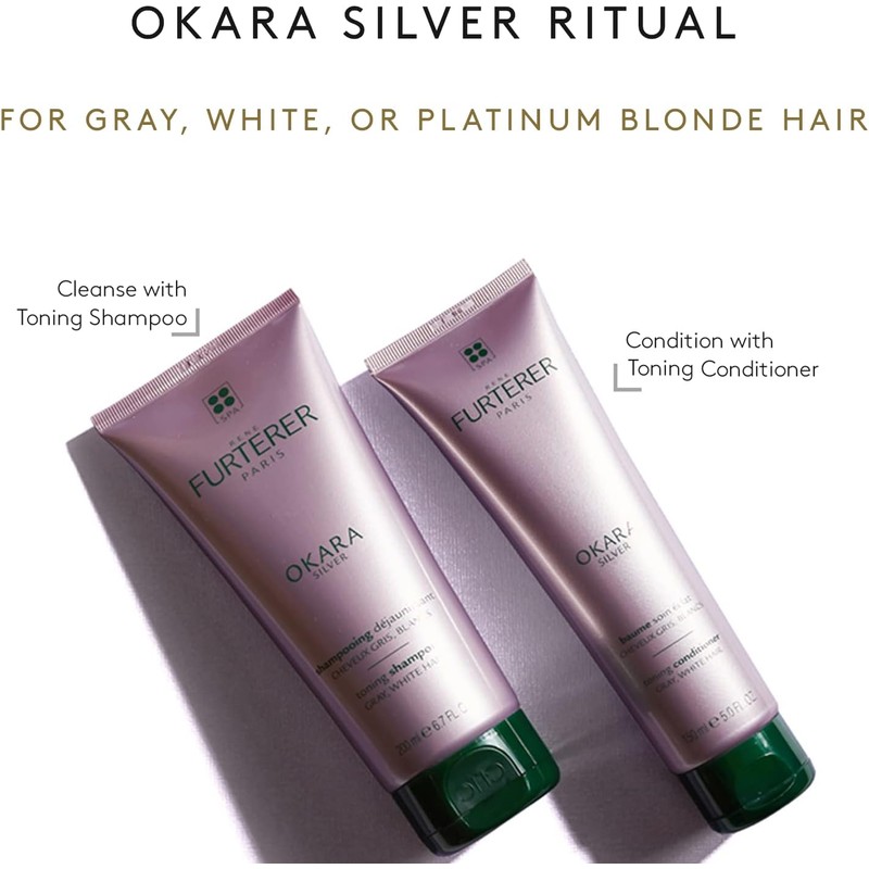 Rene Furterer Toning Shampoo, Okara Silver, 6.7 Fl. Oz.