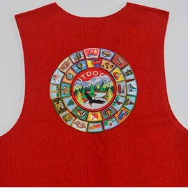 Cub Girl Boy Youth - Medium Acrylic Felt Patch Vest for Patches (NO PATCHES INCLUDED), Pins and Badges.