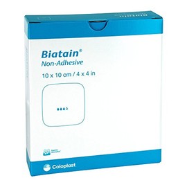 Biatain Schaumverband nicht-haftend 10 x 10 cm, 10 St