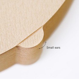 Pack of 200 Coffee Filters Paper, V-Shaped Coffee Filter, Coffee Filter Size 01 for Hand Filters Coffee Machines Coffee Pot Filter Cups (1-2 Cups)