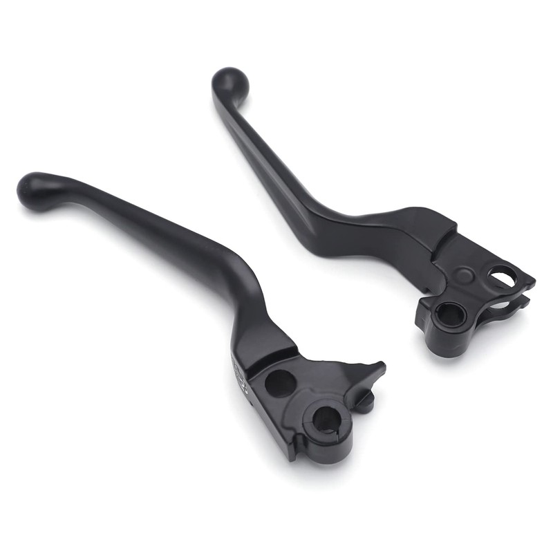 HTTMT- Black Skull Brake Clutch Hand Lever Compatible with H-D