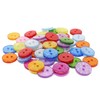 Special Touches Multicoloured Glitter Round 15mm Resin Buttons - Pack