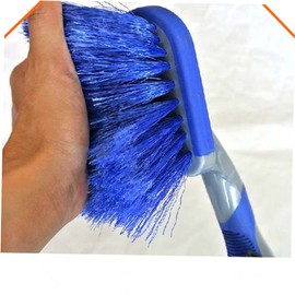 Gatuida Handled Tyre Cleaning Brush for Car Wheels Stiff Bristle Design for Rim Tire Cleaning Grip for for All Automotive Detailing Needs