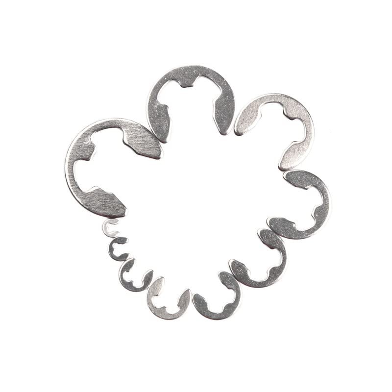 Michass 400 Pieces Stainless Steel E Clip Retaining Ring, E