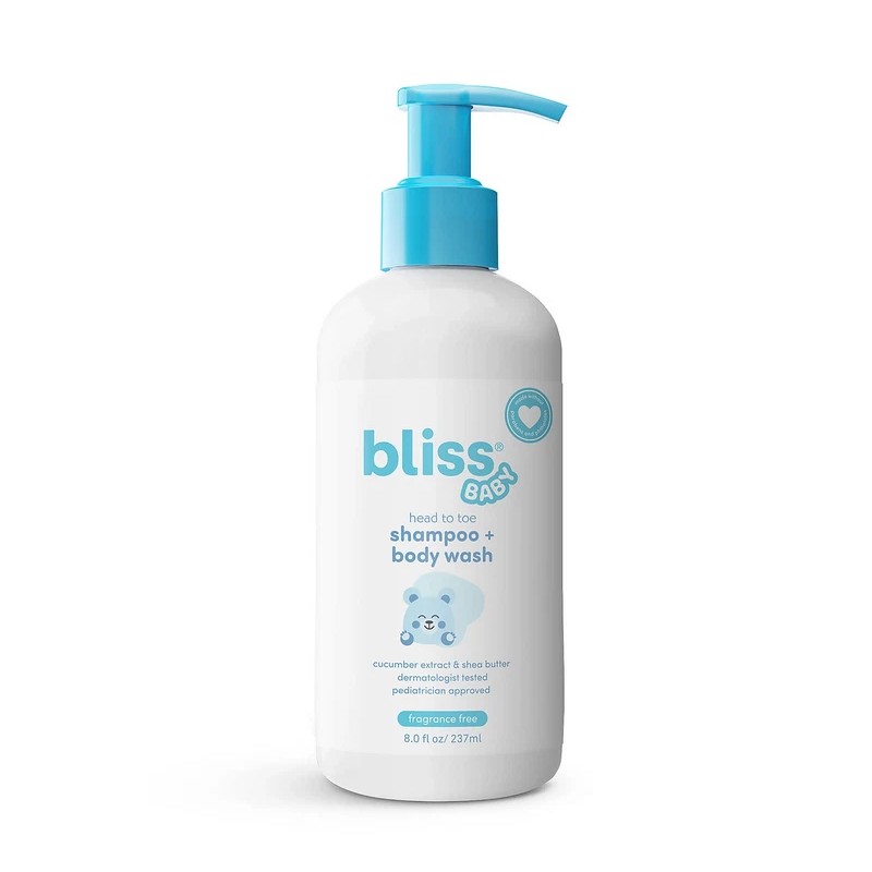 Bliss Baby Bath Bundle, 2-in-1 Shampoo + Body Wash &