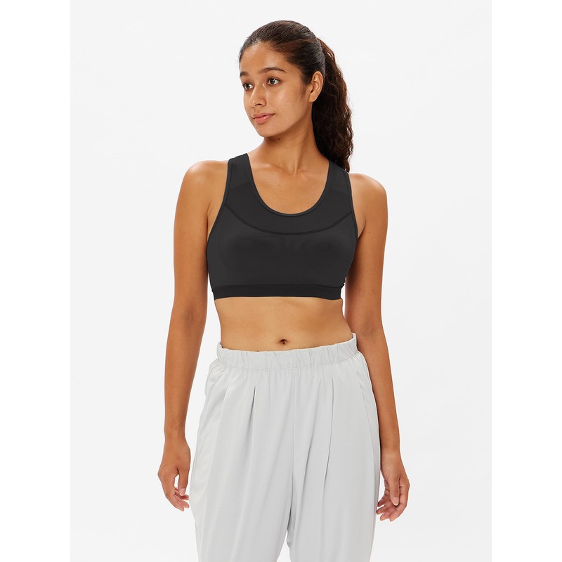 Danskin Women's Sports Bra, Sweat Absorbent, Quick Drying, Wide Shoulder