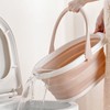 Collapsible Mop Bucket Sturdy PP Large Capacity Portable Handle Multifunction