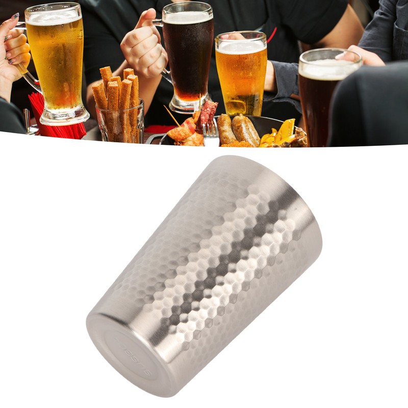 2pcs 304 Stainless Steel Cup 350ml Durable Multipurpose Water Coffee