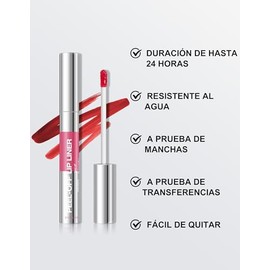 Erinde Tinte de Labios Peel off, Delineador de Labios Peel off de Larga Duración, Tinte Resistente al Agua y no Pegajoso, Maquillaje Labial Peel-off P