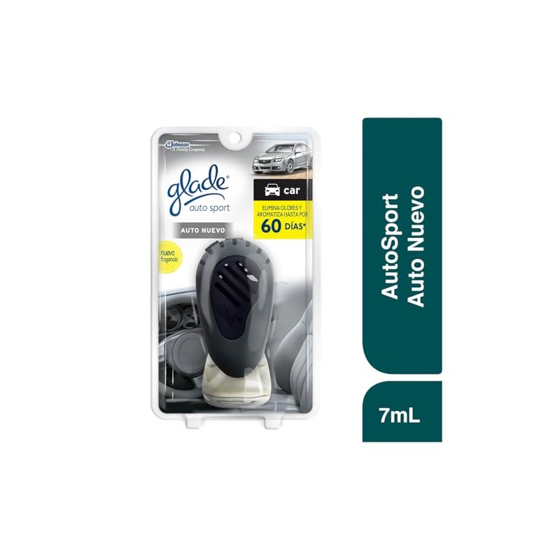 glade Aromatizante de Ambiente Continuo para Auto, Aparato con Repuesto,
