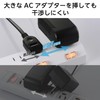 Elecom T-IS01M-2310WH Power Strip with Magnetic Switch 3.3 ft (1