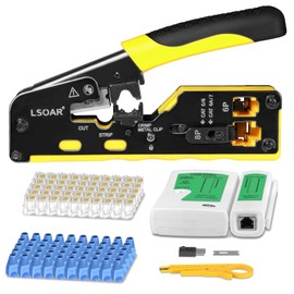 Lsoar RJ45 crimping tool set network tool for network plug CAT5/CAT6/CAT7