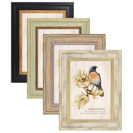 AAQ 4 Pack 5x7 Picture Frame - Picture Frames with HD Plastic Cover,Photo Frame for Wall & Tabletop Picture Frames