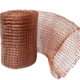 Copper Mesh Screen Copper Wool Rodent Mesh Screen Copper Wire Mesh Copper Screen Mesh Copper Mesh for Distilling and Rodent Barrier Mesh Chicken Wire Hardware Cloth 5 Inch x 59 Inch