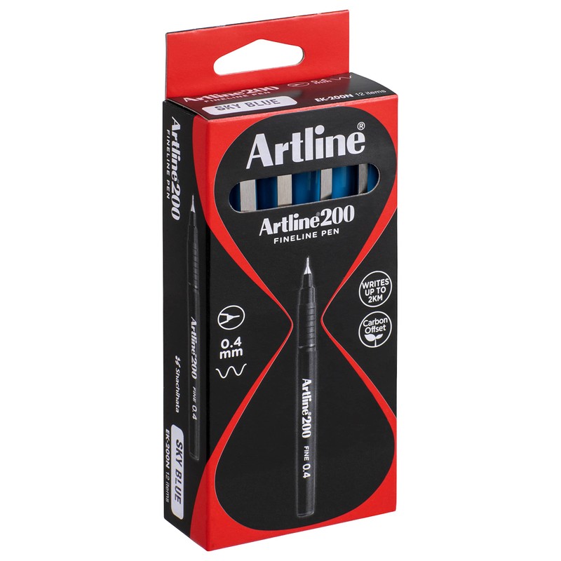 Artline 200 Technical Drawing Fineliner - Sky Blue