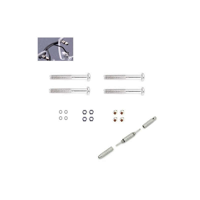 Rimless Glasses Diamond Head Screw Screw Washer Screw Nut Screw