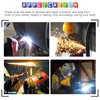 Glarks 5Pcs Welding Slag Removal Tool Set, Include 10'' Welding