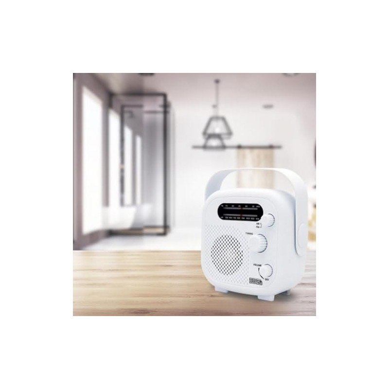 Yazawa Corporation SHR02WH Shower Radio