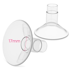 Breast Pump Parts for Medela,17mm Medela Flange Accessories with Pump in Style Parts Freestyle Flex Symphony Parts Swing Maxi Connector（2 Packs）