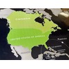 The World Traveler's Scratch-off Map 32'' x 24'' Poster