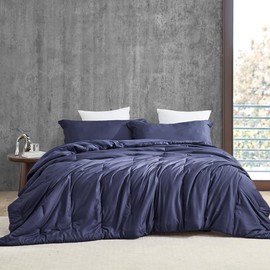Byourbed Bamlin Butter - Coma Inducer® Oversized Queen Cooling Comforter Set - Navy Eclipse