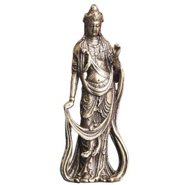 Kwan-yin Bodhisattva Buddha Statue, Mini Size, Amulet, 2.0 inches (5 cm), Amulet, Figurine, Standing Statue, Mini Figure, Eye Opening Memorial